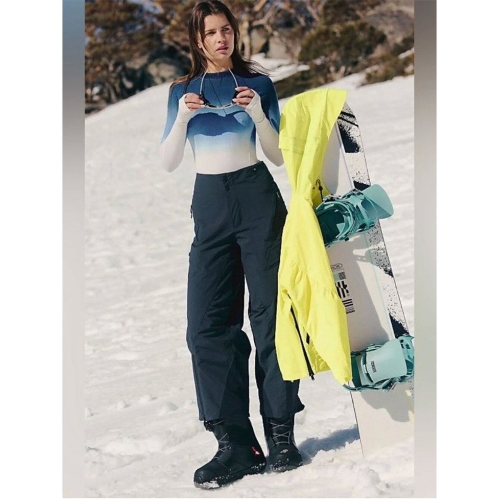 Free People Movement Ski Pants Peak to Peak Womens Small Black NEW